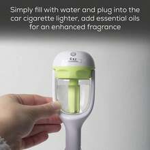 Aquarius Portable Car Humidifier & Aroma Diffuser - 25ml Per Hour (Green) - Green - View 2