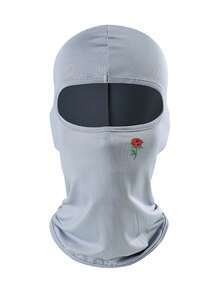 1pc/2pcs Unisex Solid Color Printed Balaclava Hood Combination Set, Single Hole Full Face Mask For Cycling, Suitable For Daily Wear And Outdoor Activities - Style 3 - View 21