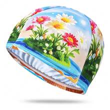 Topi Renang Poliester Unisex Dewasa Pria Wanita Cepat Kering Bernapas Elastis Kain Lembut Topi Renang Anti Selip Ringan Nyaman Topi Mandi Portabel Untuk Kolam Renang Latihan Menyelam Pantai Spa Olahraga Air - MultiWarna - View 19