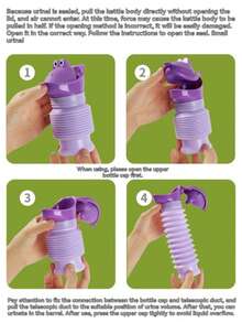 Botella de orina portátil plegable y telescópica de 750ML, a prueba de derrames y olores, contenedor de orina reutilizable de PP reforzado, inodoro de emergencia compacto y móvil perfecto para niños, adultos, ancianos, viajes por carretera, camping y uso en interiores, esencial para viajes en coche, - Multicolor - Ver 7