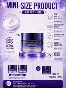 L’Oreal Paris 歐萊雅水光充盈煥顏淡紋霜 15/30ml，抗衰老，高效淡紋緊緻，減少泛紅，絲絨般柔滑質地，易於塗抹，適合所有膚質 - 複顏玻尿酸水光充滿煥顏淡紋霜 - 查看 5