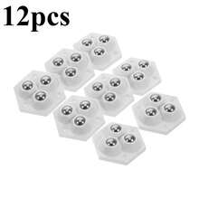 Cabilock 8pcs White Self-Adhesive Caster Wheels, Universal Rolling Wheels For Kitchen Appliances And Furniture - Default - View 12