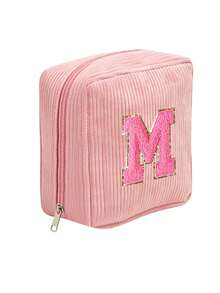 Sanitary Napkin Storage Bag, Letter Pattern Sanitary Napkin Storage Bag, Portable Makeup & Lipstick Bag, School Supplies Storage Bag, Can Be Used To Store Sanitary Napkins, Panty Liners, Cosmetics, Essential For Girls When Going Out. - Multicolor - View 14