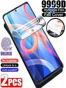 2片裝 HD 3D 曲面水凝膜 防爆耐刮 適用於 G85 G86 30/40/50/60/70 Pro Fusion/Holor 100 200 400 Magic 5/6/7 Lite 8 Pro/適用於 Galaxy S25 S24 S23 S22 Ultra S10 Note10/適用於 Note 13 14 15 Pro+ 4g 5g 軟膜非玻璃 - 2Pcs - 查看 134