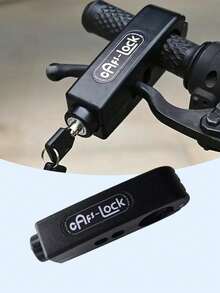 Universal Motorcycle Throttle Lock, Portable 3-Hole Handlebar Lock, Suitable For Scooters, Electric Bicycles, Lightweight Motorcycles, Anti-Theft Clamp, Integrated Brake Handle, Black Adjustable Clamping Device - A - View 9