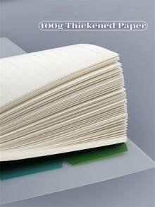 1pc/A4 Grid Loose-Leaf Notebook Refill, A5 Portable Notebook Replacement Pages, B5 Daily Record Book, Student Writing Notebook, Suitable For Loose-Leaf Refill Replacement, Office School Home Multi-Scenario Use, Back To School Supplies - Multicolor - View 5