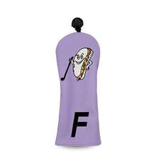 Light Purple Fun Sandwich Cartoon Embroidered Golf Club Head Cover, Healing Cute Style Golf Protector - Lilac Purple - View 13