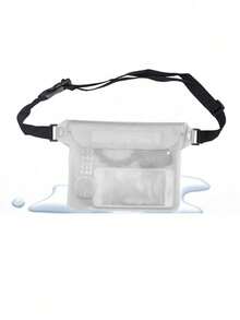Waterproof Waist Bag, Multi-Layer Foldable Zipper Closure Protection, Minimalist Phone Storage Pouch, Dry Bag, Adjustable Anti-Sand Crossbody Bag, Protects Valuables And Keys During Diving, Handbag, Beach, Cruise, Vacation, Hiking, Travel Essential Accessory - Multicolor - View 14