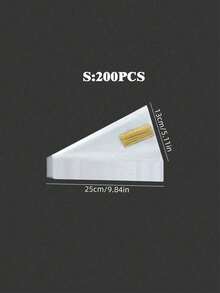 50/100/200pcs Transparent Cone-Shaped Packaging Bags, Waffle Cone Bags, Cone-Shaped Snack Bags, Triangular Food Bags With Twist Tie - Convenient And Practical, Moisture-Proof, Suitable For Candy, Chocolate, Cookies, Pastries, Marshmallows, Snacks And More - Multicolor - View 13