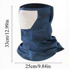 Unisex Outdoor Cycling Sun Protection High Elastic Headwear, All-Season Breathable Mesh Ski Mask, Lightweight Portable Neck Warmer Scarf, Motorcycle & Bicycle Riding Inner Liner, Running Quick-Dry Breathable Neck Gaiter - Multicolor - View 2