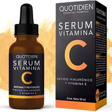 Vitamin C + Hyaluronic Acid + Vitamin E Serum | 95% Natural Ingredients | Skincare | Radiance, Hydration, Firmness & More Even Skin Tone | Lightweight Texture & Non-Greasy Feel | Facial Skincare Serum Ideal For All Skin Types - 30ml - 眼部輪廓 - 查看 6