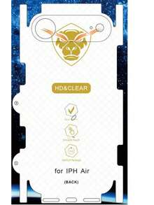 1pc High Definition Back Protective Film For Apple 17 Series, Apple 17 Pro / 17 Pro Max / 17 / Apple Air High Definition TPU Back Film, Full Edge Frame Back Film Full Coverage, Hydrogel Back Cover Protective Film, Ultra-Thin Anti-Drop Soft Sticker - Clear - View 13