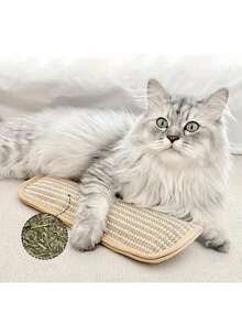 1pc Durable Cat Toy Pillow And Scratching Pad - Bite-Resistant Teething Bed Cover For Kittens, Soft, Mosquito-Repellent, Suitable For All Breeds And Sizes, Play And Furniture - Interactive Cat Toy, Suitable For Solo Play And Intimate Interaction - View 2