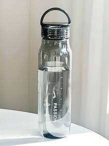 1 Stück japanische minimalistische transparente Polycarbonat-Wasserflasche mit drehbarem Deckel, auslaufsicher, hitzebeständig, tragbarer Becher, geeignet für Schule, Zuhause, Büro und Outdoor-Aktivitäten. Leicht zu tragen, langanhaltend und stilvoll, perfekte Wasserflasche für den täglichen Gebrauch von Erwachsenen und Studenten. - neu - Übersicht 9