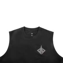 LI-NING Men's Jimmy Butler Quick-Dry Ice-Cool Basketball Tank Top Loose Cut for Outdoor Fitness AVSW009 - 黑色 - 查看 8