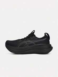 Asics Women's GEL-NIMBUS 28 Running Shoes Low-Top 1012B899-001 - Black - View 1