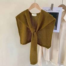 Plus Size Cardigans - 커피 브라운 - 보기 8