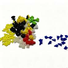 100pcs Assorted Car Clips, Door Panel Clips, Mixed Clips, Ceiling Clips - A - View 6