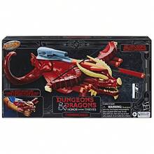 Hasbro Nerf Dungeons & Dragons Themberchaud Nerf Blaster, 6 Nerf Elite Darts - Red - View 1