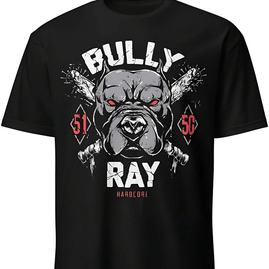 Bully Ray - Hardcore 5150 Official T-Shirt - Black - View 1