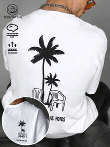 Men T-Shirts - 白色-2 - 查看 3