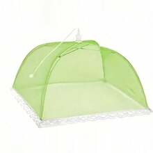 Colorful Large Pop-Up Food Fly Mesh Cover Tent, 17-Inch Food Protection Cover, Reusable And Foldable, Suitable For Outdoor Picnic, Party And BBQ Food Covering Tent - White - View 16
