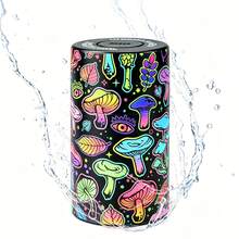 1PC Multi-Purpose Vacuum Storage Canister, Portable Press-Seal Storage Container, Multiple Patterns Available, Convenient For Pre-Rolled Cones Storage, Suitable For Travel, Multifunctional Home Storage Tool, Perfect Home Accessory Gift, Storage Supplies, Holiday Gift - Multicolor - View 5