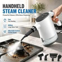 JAWFOAL Handheld Steam Cleaner With 15s Fast Heat, 650mL Large Tank, Adjustable Pressurized Steam, Multi-Surface Cleaning For Kitchen, Bathroom, Car, Tile & Furniture - View 1