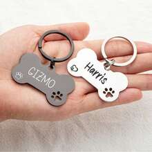 MerexSync 2026 Personalized Dog Name Tag, Customized Engraved Dog Tag, Personalized Cat ID Tag, Mother's Day Gift, Father's Day Gift, Anniversary Gift, Pet Gift, Dog Birthday Gift, Dog Lover Gift, Personalized Dog Collar, Christmas Gift, Christmas - Multicolor - View 5