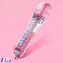 2pcs Bead Pen For 3D Pixel Puzzle, With A 2.6mm Tip And Designed With Automatic Machinery. It Has An Ergonomic Handle That Is Comfortable To Use And Very Practical. Transparent Design Enhances Visibility - Multicolor - View 14