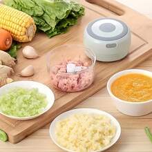 電動食物處理機,附切碎、研磨、刨絲、攪拌及絞肉配件;高效能食物處理機 - 彩色 - 查看 7