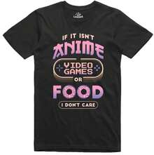 Camiseta de Anime para Hombre, Gamer, Manga, Estilo Japonés, Geek, Corte Regular, Gildan - Negro - Ver 1