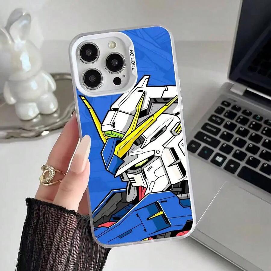 Anime Phone Case Compatible With IPhone 17 16 15 14 13 12 11 Pro Max Plus, Colorful Silver Protective Case And Anti-Drop. - Z2 - View 1