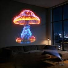 USB Powered Colorful Deep Sea Mushroom Projection Light, 8 Interchangeable Mushroom Slides, 360° Free Rotation, Bedside Night Light With Ceiling Decoration, Creates Immersive Underwater Sleep Scene - 多色 - 查看 11