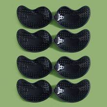 4/2pcs Invisible Adhesive Bras + 10pcs Floral Nipple Covers, Strapless Silicone Bra Pasties, Suitable For Dresses, Lingerie, Reusable, Skin Color & Black Available - Multicolor - View 30