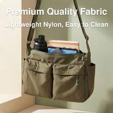 New Large Capacity Multi-Function Crossbody Bag, College Student Bag, Daily Commute Bag, Outdoor Travel Fashion Back To School Shoulder Bag, Perfect Gift Choice - Multicolor - View 6