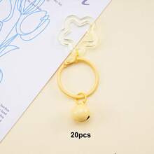 20Pcs Colorful Pentagram Bell Charms, Mini Star Bell Pendants For DIY Keychain, Bag Backpack Earphone Case Jewelry Making Supplies - Small Bell Keychain - View 18