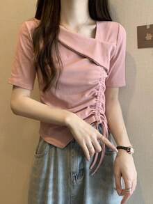 Women Tops - Black - View 8