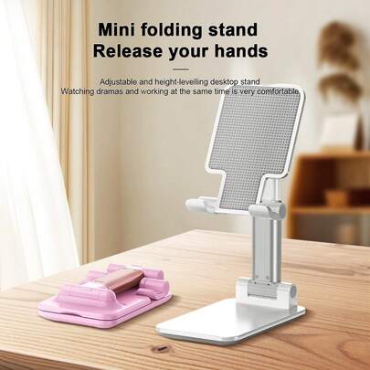 Universal Slouchy Desktop Phone Holder Stand, Foldable Heig…