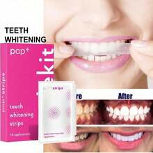 7pcs White Teeth Whitening Strips - 7 Whitening Strips Teeth,Significantly Whitens Teeth, Suitable For Sensitive Teeth, Makes Smile Brighter - default - View 1