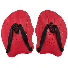 1 Pair Adjustable Swim Paddles - Comfortable Wear - For Improving Swimming Speed And Strength - Suitable For Swimming Training - Multicolor - View 9