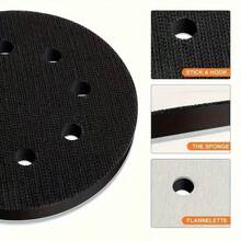 2pcs 5-Inch Soft Sponge Grinding Wheel For Angle Grinder, 125mm With 8 Holes - Impact Resistant And Low Noise, Easy To Attach To Backing Pad - Black and White - View 3