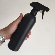 300ml/專業可重複填充噴霧瓶－沙龍級耐用噴霧器，適用於髮型設計、居家清潔與園藝植物 | 防漏可調式噴嘴（3種噴霧模式）耐用不透明可重複填充可重複使用空噴霧器，適用於居家園藝植物與廚房 - 黑色 - 查看 3