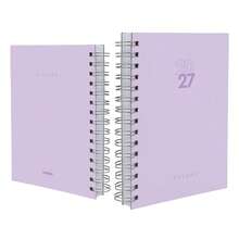 iscool 2026 Solid Colors Hardcover Agenda - 紫丁香色 - 查看 2