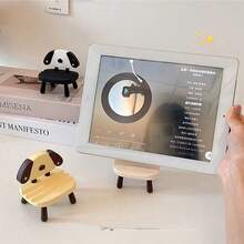 1 buah Dudukan Ponsel Mini Berbentuk Kursi Lucu, Dudukan Ponsel dan Tablet Multifungsi untuk Meja, Dudukan Penyangga Portabel, Ornamen Dekorasi Meja yang Lucu, Dekorasi Meja, Hadiah Ideal, Aksesori Sempurna untuk Menonton Video - A - View 4
