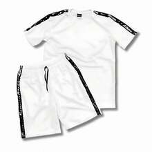 Men's Dry-Fit Shirt + Drifit Short Set: T-Shirt And Bermuda Shorts - White - View 7