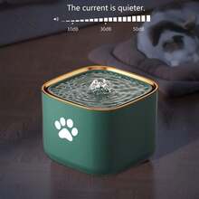 3L/101.45oz Pet Water Fountain, Suitable For Cats And Dogs, Automatic Water Dispenser With Filter, Quiet Water Circulation System, Large Capacity Cat Water Dispenser, Easy To Clean - 3L - View 3