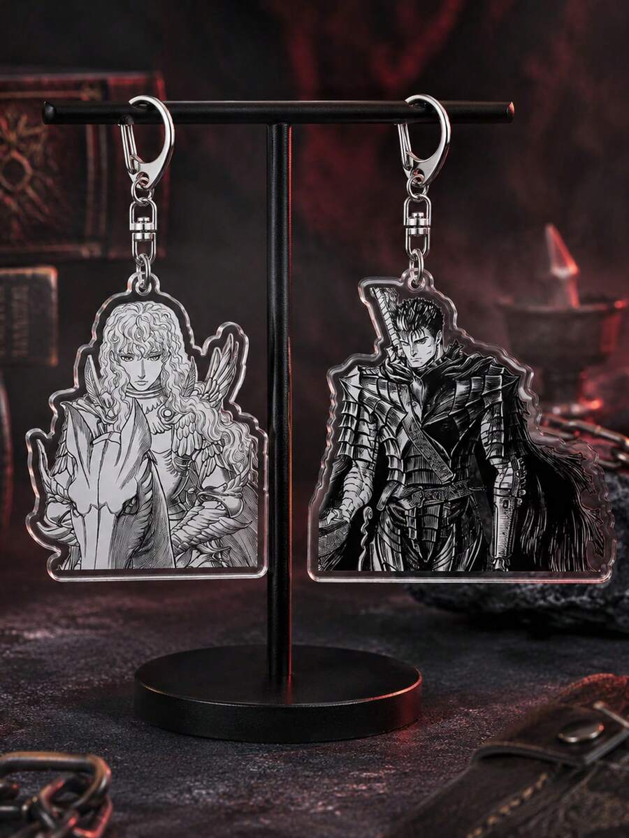 Llavero BER/SERK, Guts, Llavero Griffith, Llavero de Anime, Mercancía para Fans de Anime, Colgante para Bolso, Decoración de Taza, Regalo de Cumpleaños, Favor de Fiesta - Multicolor - Ver 1