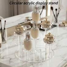 Transparent Cosmetic Perfume Display Rack, Desktop Storage Organizer, For Vanity And Bedroom - Multicolor - View 8
