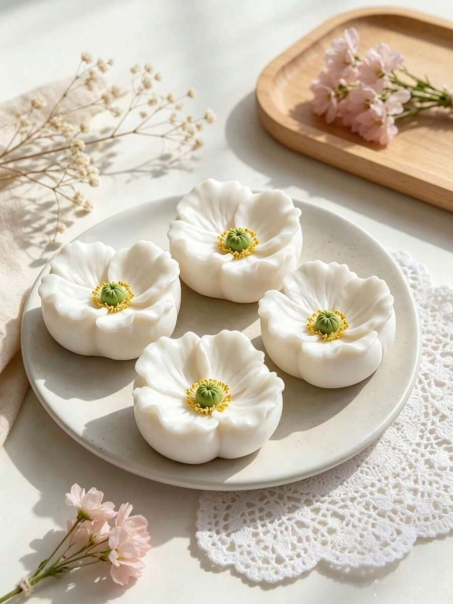 3D Poppy Flower Silicone Candle Mold, Resin Casting Mold, Suitable For DIY Handmade Aromatherapy Candles, Resin Crafts, Soap, Plaster, Clay, Ideal For Home Decor And Gift Making - Flower Mold - View 1